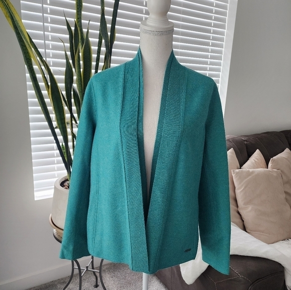 KUNA Baby Alpaca Open Front Cardigan Coat. Size Medium. New.